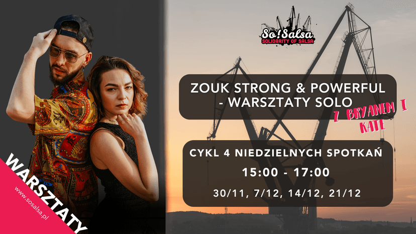 💥 Strong & Powerful ZOUK dla LEADERÓW (Bryan) i FOLLOWEREK (Kate) 😎