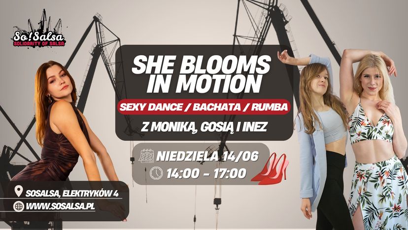 SHE BLOOMS IN MOTION - WIOSENNE WARSZTATY DLA KOBIET