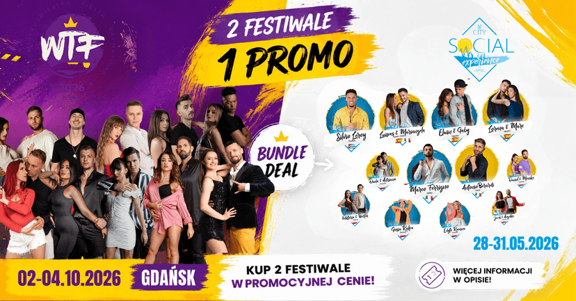 FESTIWALOWE PROMO | 3CSEX 2026 & WTF 2026